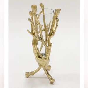 Classic Touch Gold Branch Vase‎